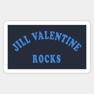 Jill Valentine Rocks Magnet